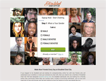 Tablet Screenshot of disabledchatcity.com